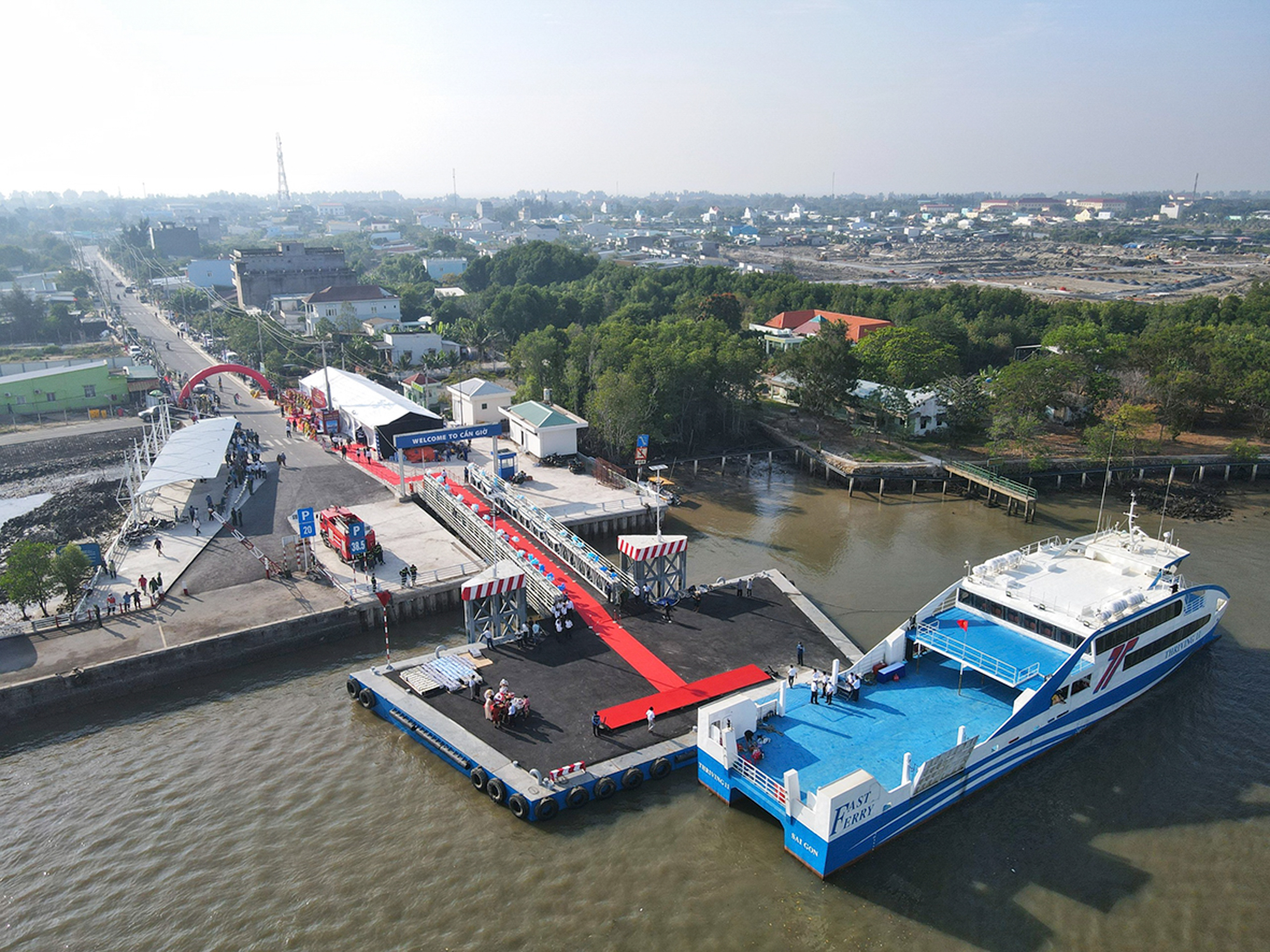 Toàn cảnh khu vực được đề xuất xây cầu nối Cần Giờ với Vũng Tàu, nằm trong dự án lấn biển 9 tỷ USD của Vinhomes - Ảnh 8