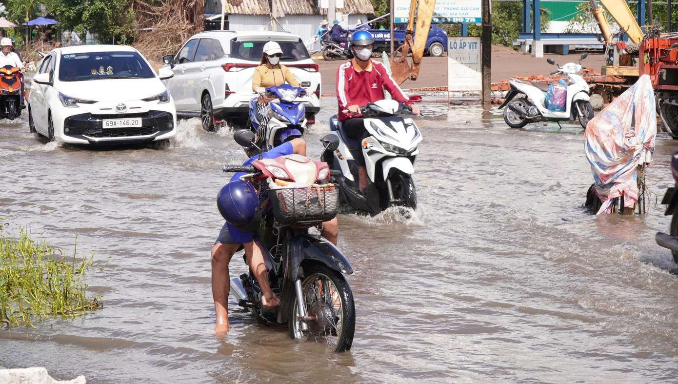 Quốc lộ 1 qua Cà Mau hư hỏng, nhiều ổ gà - Ảnh 5