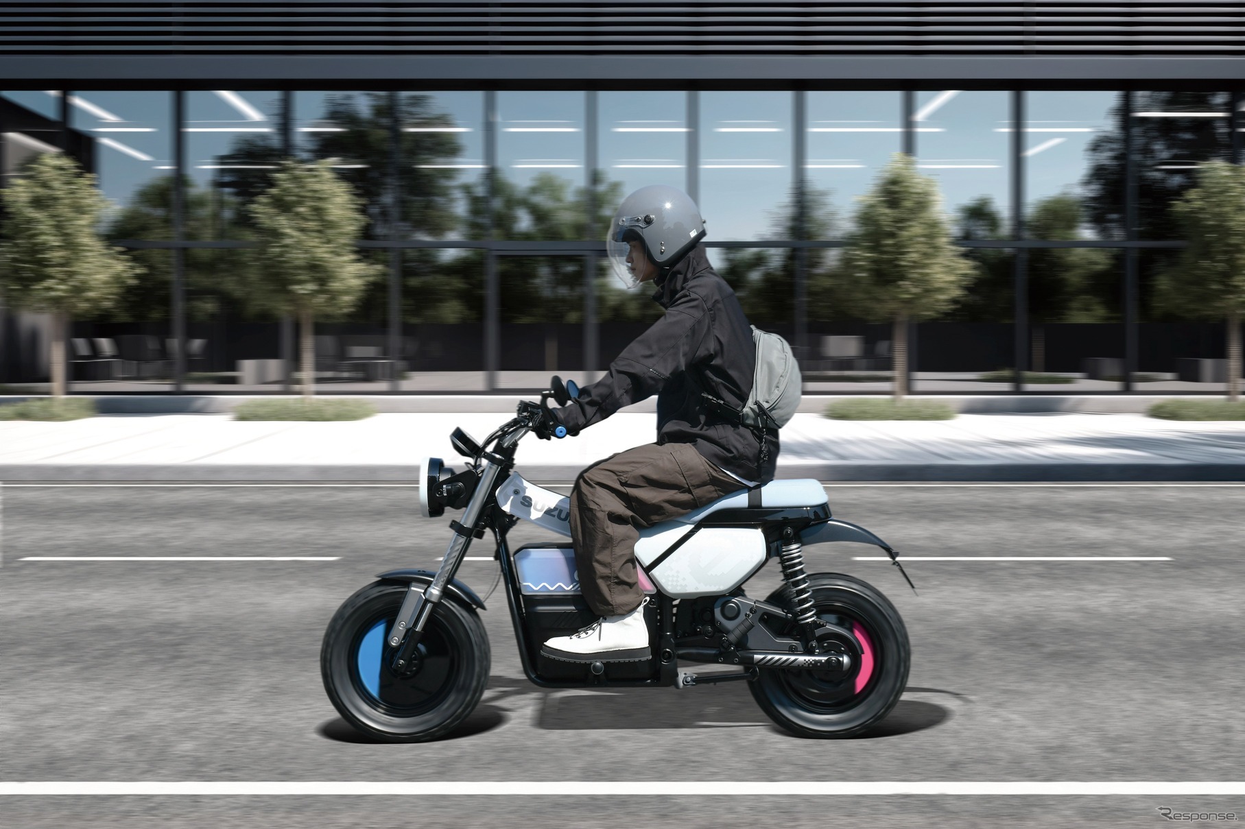 Suzuki chính thức ra mắt mẫu xe máy điện hoàn toàn mới, mang phong cách giống hệt 'Charly cúc cu' - Ảnh 3