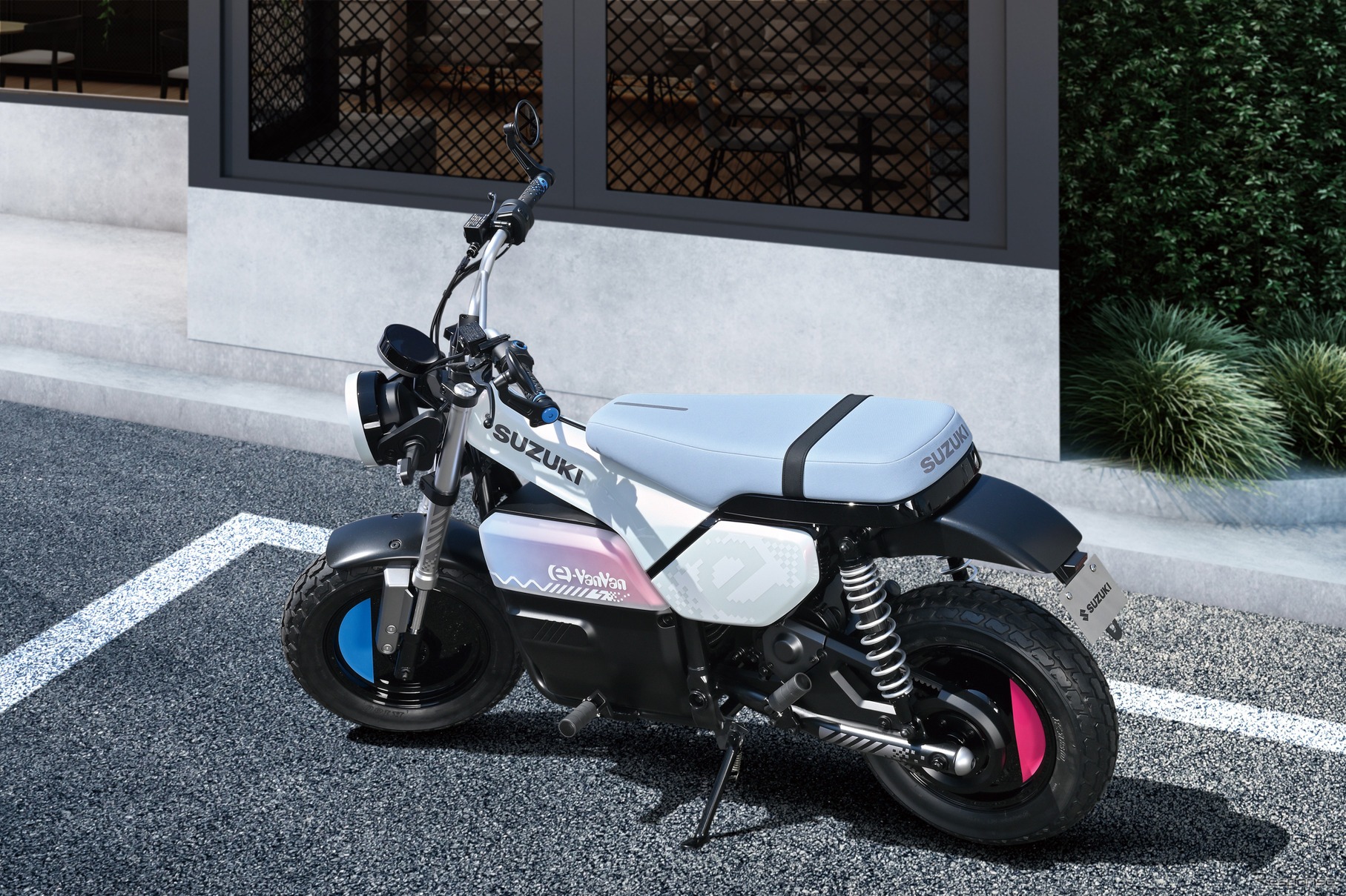 Suzuki chính thức ra mắt mẫu xe máy điện hoàn toàn mới, mang phong cách giống hệt 'Charly cúc cu' - Ảnh 5