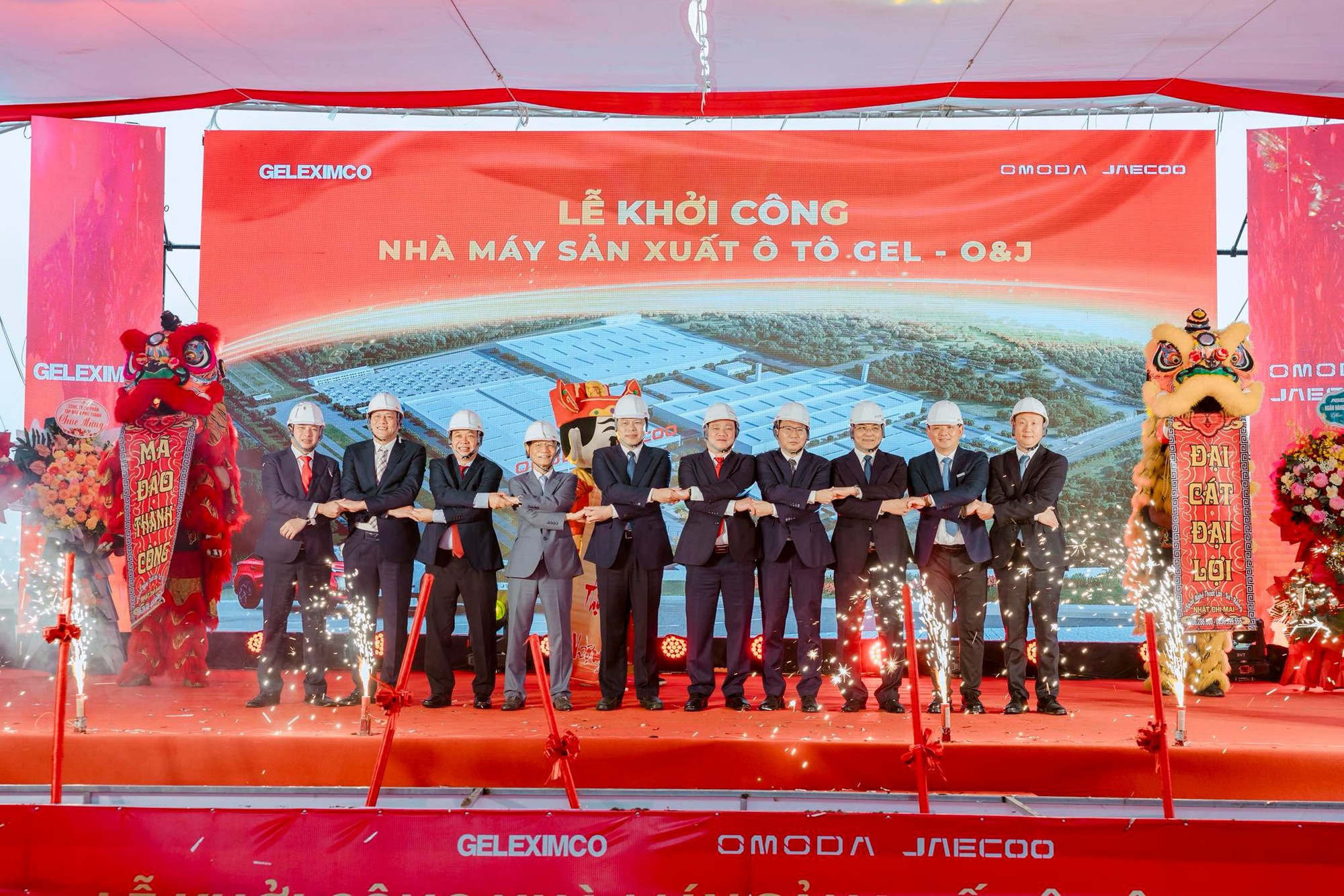Bắt tay hãng xe Trung Quốc, Chủ tịch Vũ Văn Tiền chính thức khởi công nhà máy sản xuất ô tô tại Hưng Yên, công suất 120.000 xe/năm - Ảnh 2