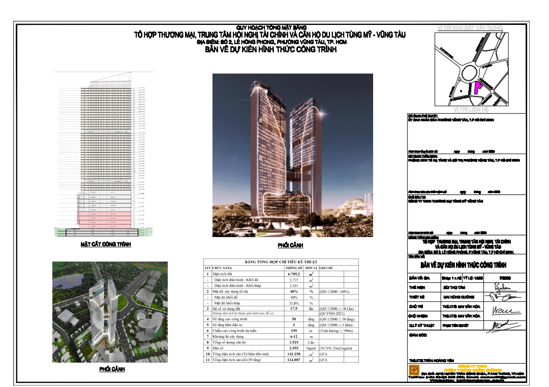 Lấy ý kiến cộng đồng dân cư đối với dự án tổ hợp khách sạn 5 sao cao 50 tầng tại Vũng Tàu - Ảnh 1