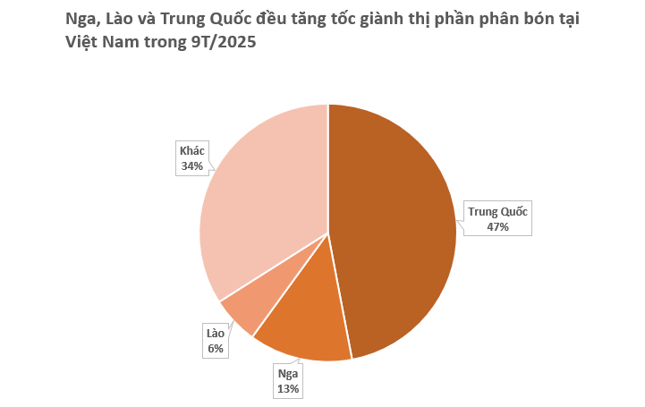 Nga, Lào cùng đưa sang Việt Nam hàng trăm nghìn tấn hàng quan trọng: Nước ta sử dụng gấp 3 lần trung bình thế giới, là ‘chìa khóa’ cho ngành nông sản - Ảnh 2