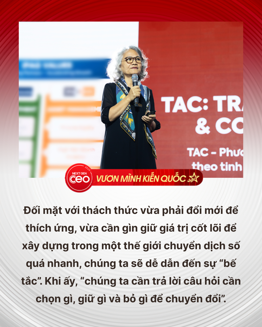 Chủ tịch VNDirect - Bà Phạm Minh Hương đưa ra “chiếc la bàn” của chuyển đổi tổ chức, khẳng định: “Con người” là cốt lõi của mọi sự chuyển đổi - Ảnh 2