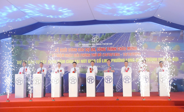 Hôm nay, Hà Nội chính thức khởi công xây hầm chui gần 750 tỷ đồng, 6 làn xe tại nút giao thường xuyên ùn tắc - Ảnh 1