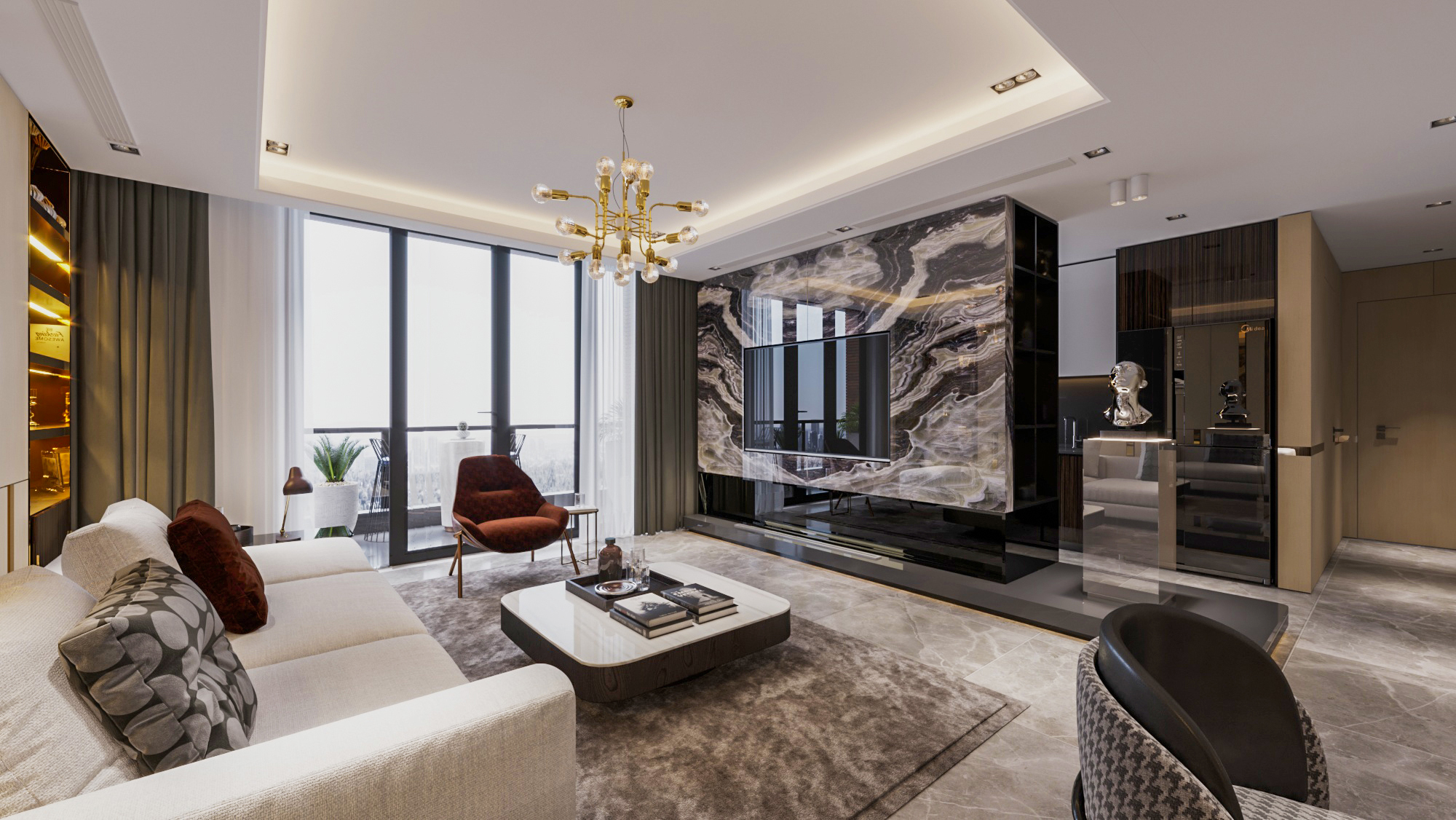 Tối 3/10, Sunshine Group livestream căn hộ 3PN đã bàn giao với mức giá khởi điểm cạnh tranh bậc nhất thị trường - Ảnh 1