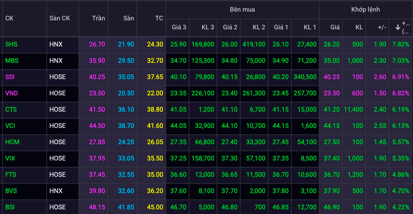 Nhóm chứng khoán đua nhau bùng nổ trước "giờ G" nâng hạng, những cổ phiếu nào dự báo hút dòng tiền lớn? - Ảnh 1