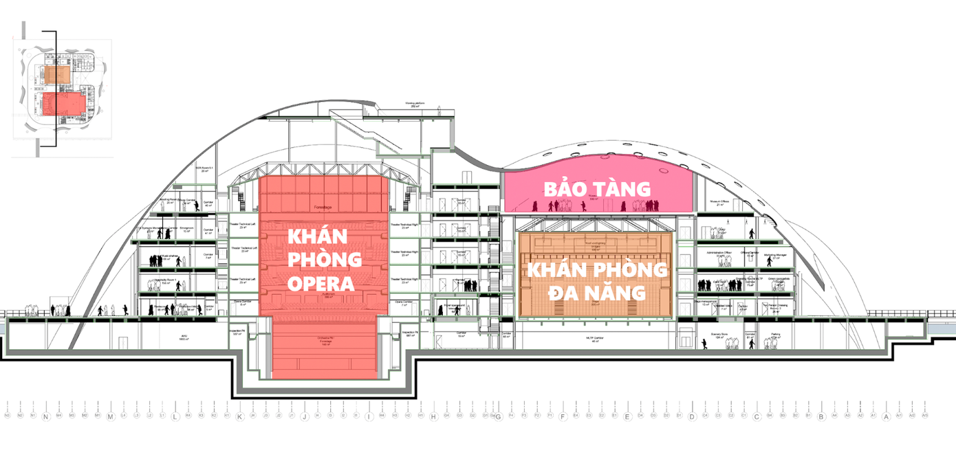 Phối cảnh độc đáo của nhà hát Opera rộng gần 20ha giáp hồ Tây - Ảnh 8