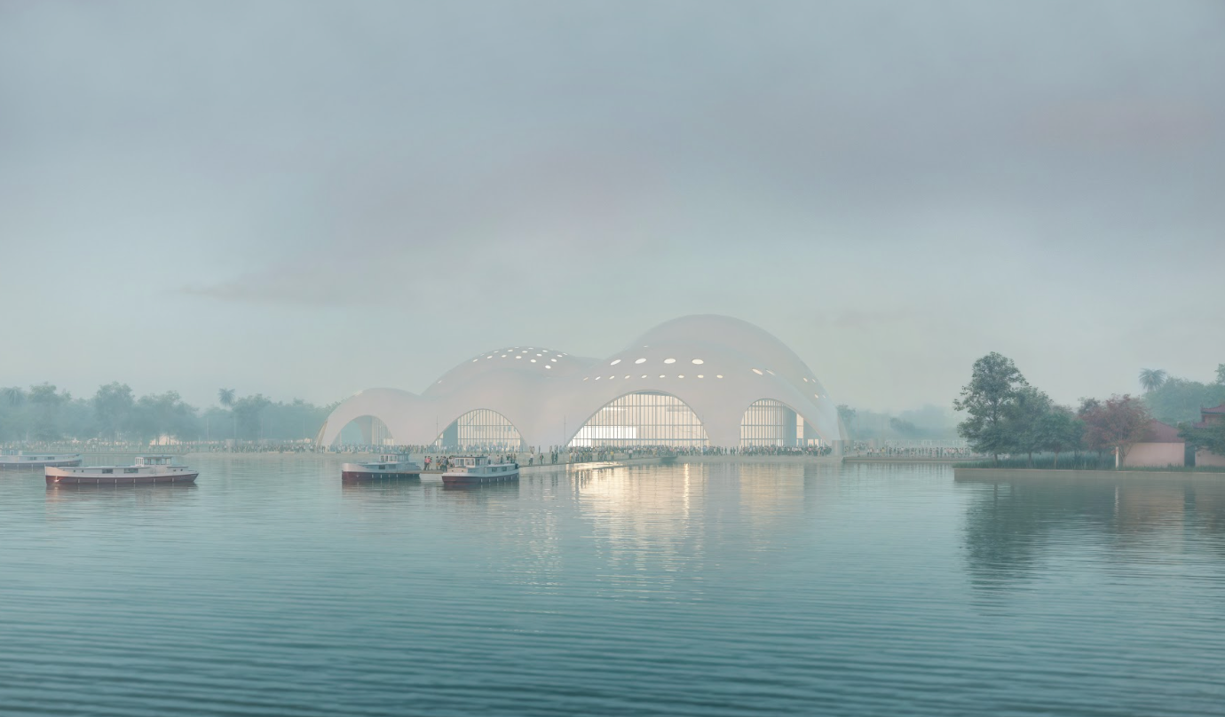 Phối cảnh độc đáo của nhà hát Opera rộng gần 20ha giáp hồ Tây - Ảnh 1