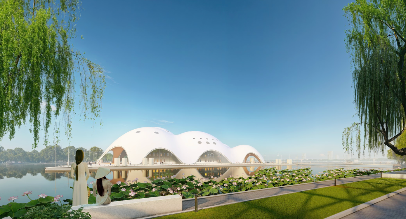 Phối cảnh độc đáo của nhà hát Opera rộng gần 20ha giáp hồ Tây - Ảnh 3