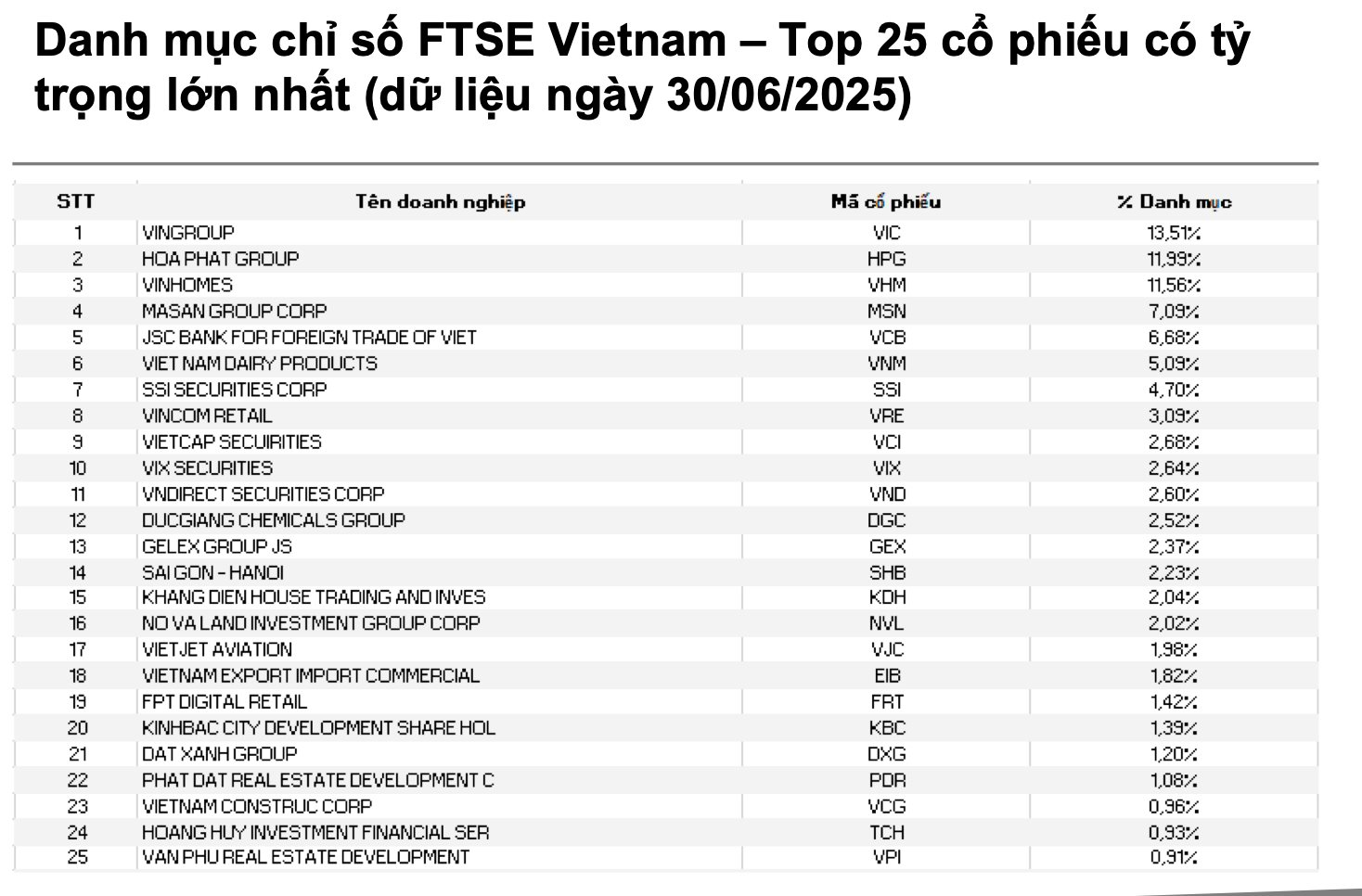 Hàng tỷ USD chực chờ đổ vào chứng khoán Việt Nam sau khi nâng hạng, VNDirect hé lộ danh mục cổ phiếu hưởng lợi nhất - Ảnh 2