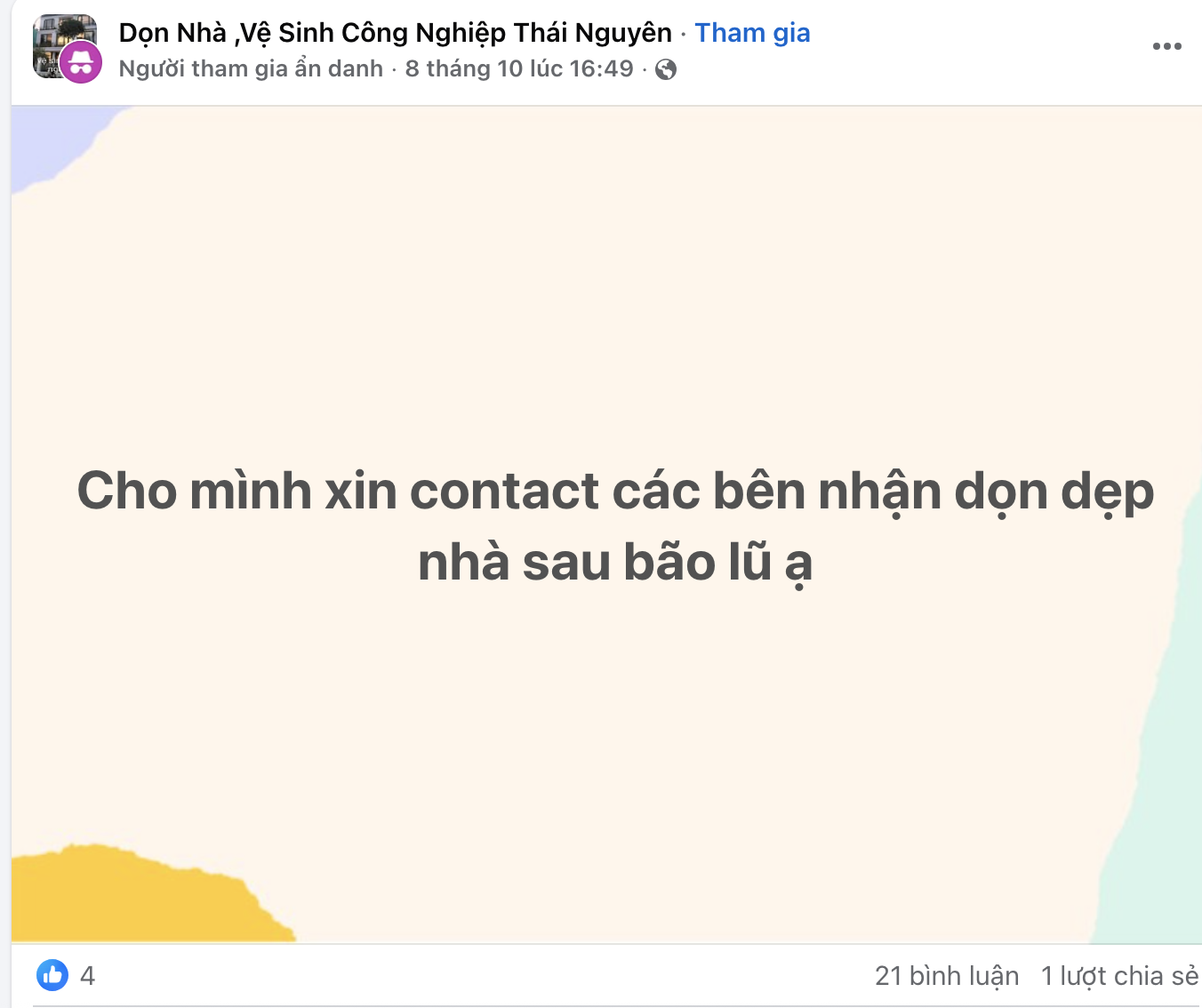 100k - 300k/ tiếng dọn nhà sau lũ: Thương ông bà, không ai chê giá... chỉ sợ không ai đến giúp - Ảnh 1