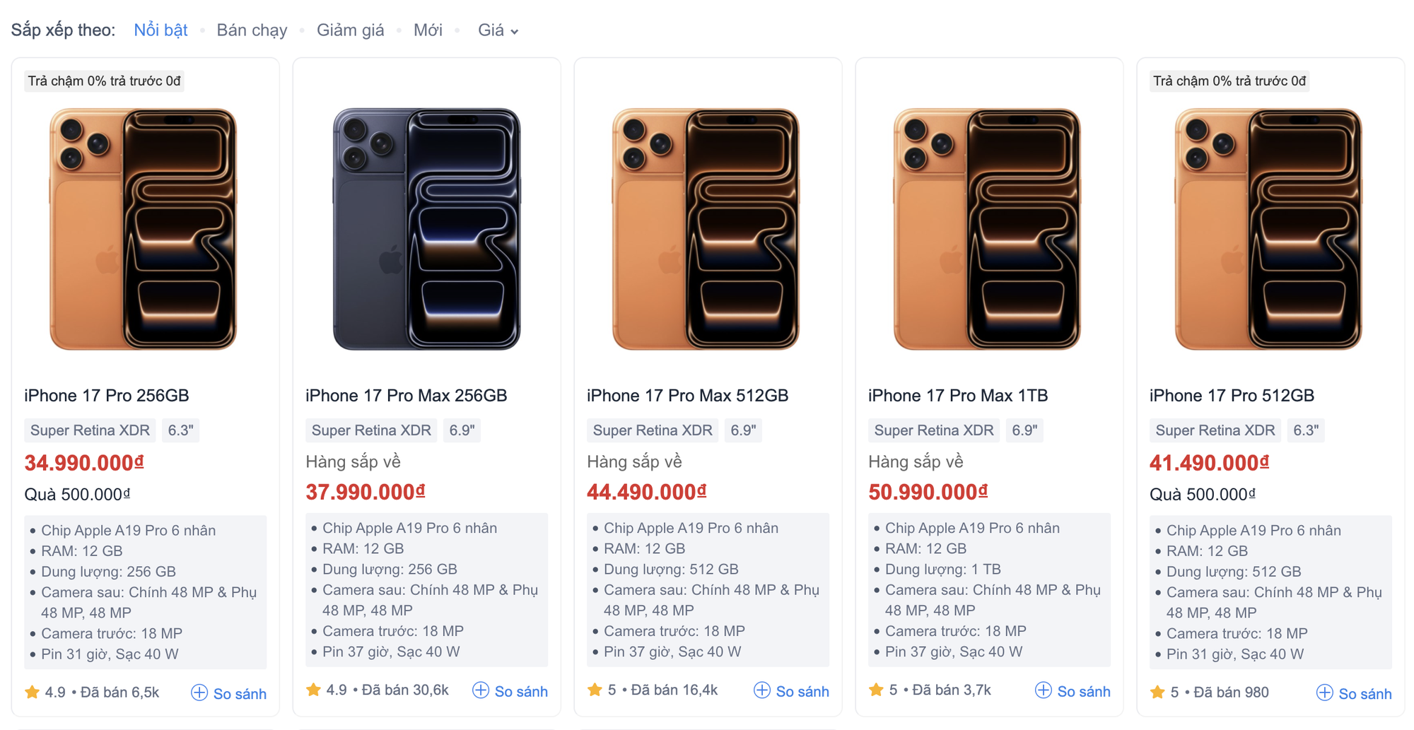 iPhone 17 đại thắng, phiên bản Pro Max vẫn “khan hàng” tại Việt Nam - Ảnh 2