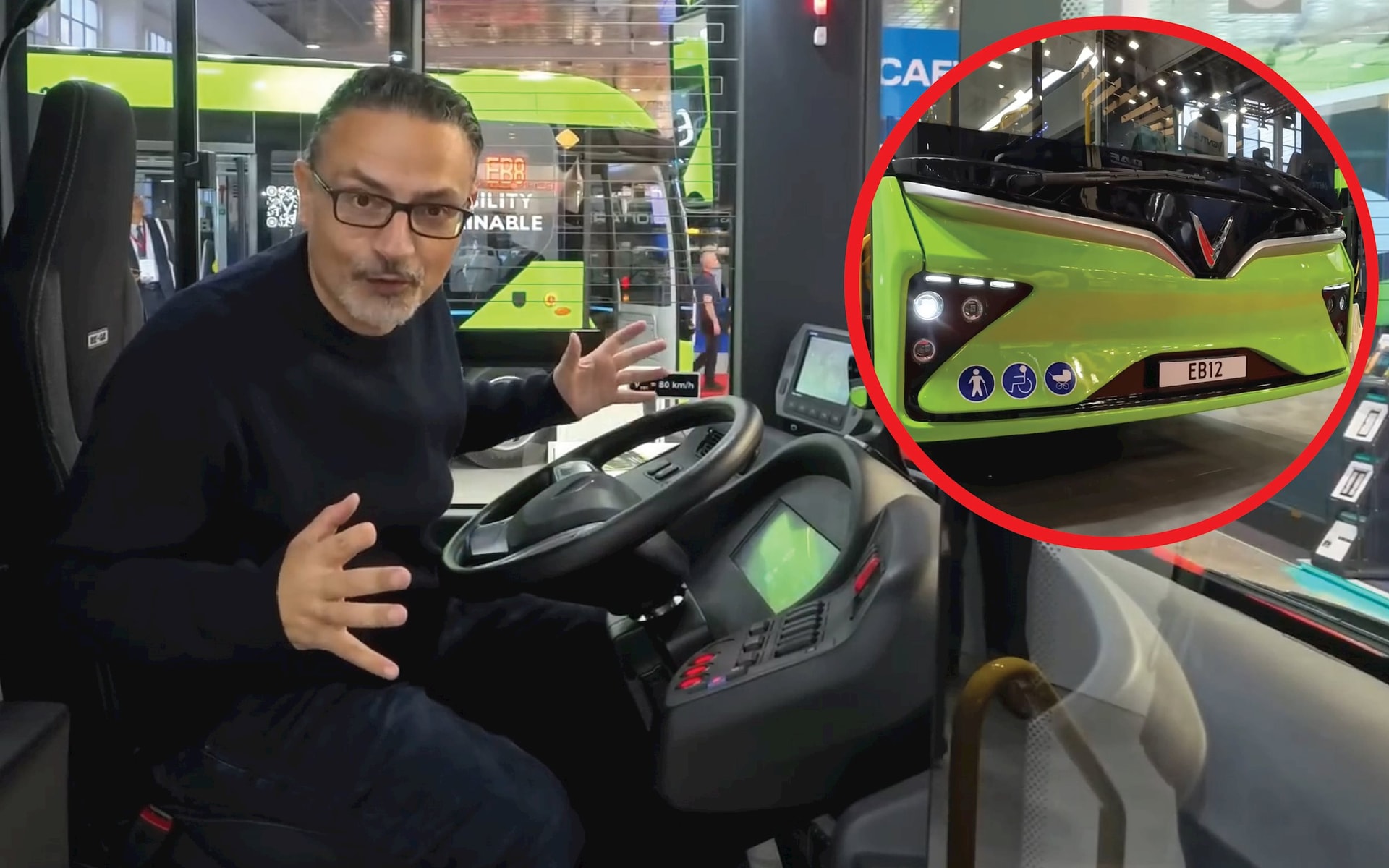 Khách Tây thử xe VinFast chưa bán ở Việt Nam: Kính cửa sổ như của máy bay, giảm xóc hơi, pin đặt trên nóc - Ảnh 1