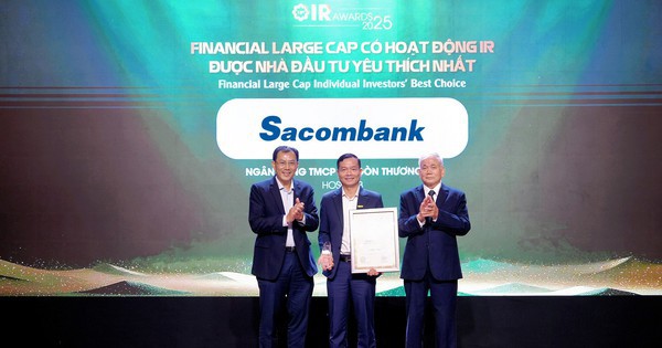 Sacombank có hoạt động IR được Nhà đầu tư yêu thích nhất 2025