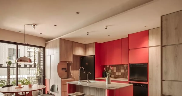 Căn hộ nhỏ 'chơi' màu khác biệt tạo nên không gian ấn tượng