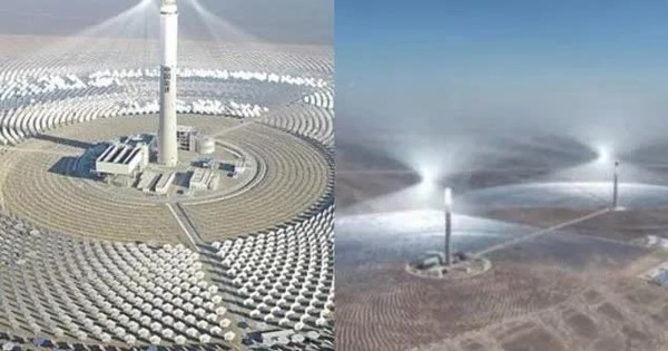 Trung Quốc chạy thử nhà máy điện Mặt trời tháp đôi