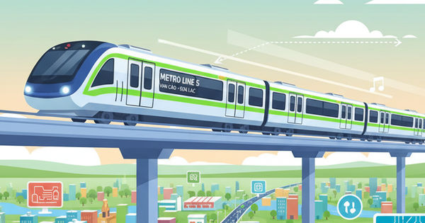 Infographic: Tuyến metro số 5 Văn Cao - Hòa Lạc