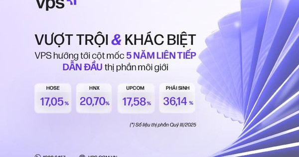 Trước thềm IPO, chứng khoán VPS tiếp tục mở rộng thị phần môi giới trên HOSE