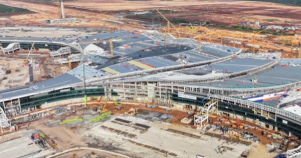 Công nhân thi công ngày đêm, nhiều hạng mục sân bay Long Thành vượt tiến độ