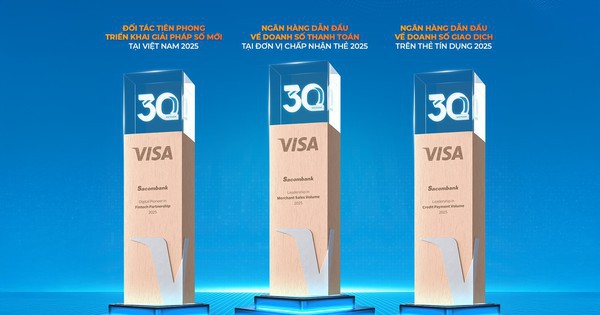 Sacombank được Visa vinh danh với 3 giải thưởng quan trọng năm 2025