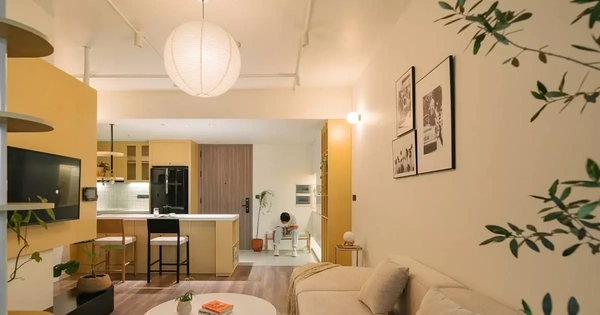 Căn hộ nhỏ 58m2 nhưng đủ đầy ấm cúng