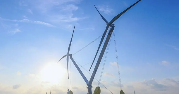 Mỹ, châu Âu làm nhưng đều bỏ cuộc, Trung Quốc liên tục phá kỷ lục: Ra mắt tuabin gió 'khủng' nhất hành tinh, dài hơn 3 sân bóng đá, gió bão 260km//h vẫn hoạt động bình thường