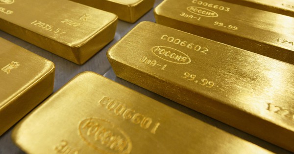 Giá trị dự trữ vàng của Nga đã tăng gấp đôi