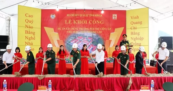 Khởi công xây dựng 3 trường nội trú liên cấp tại các xã biên giới Sơn La