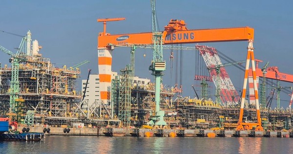 'Gã khổng lồ' đóng tàu của Samsung dự kiến đóng đơn hàng 3 tàu chở dầu 237 triệu USD tại một xưởng đóng tàu 'bí mật' ở Việt Nam