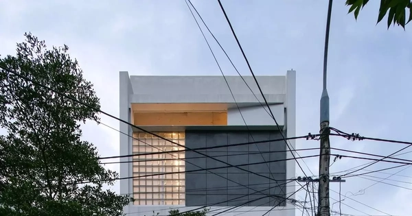 Nhà phố 100m2 thiết kế không phòng khách