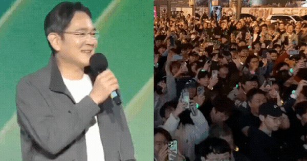 11 giây viral nhất lúc này của Chủ tịch Samsung