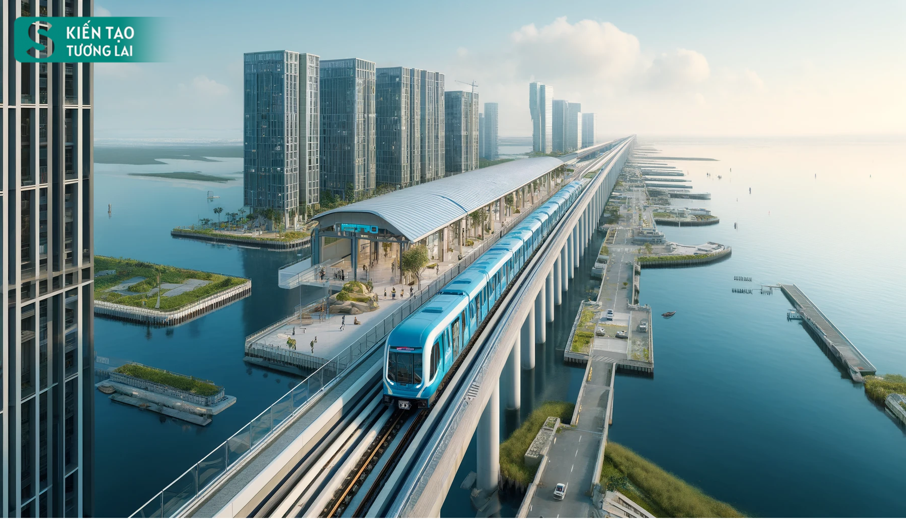 Choáng ngợp cảnh đại công trình 10 tỷ USD của Vingroup sau vài năm nữa, sẽ chạm tay vào "kỷ lục thế giới"? - Ảnh 70