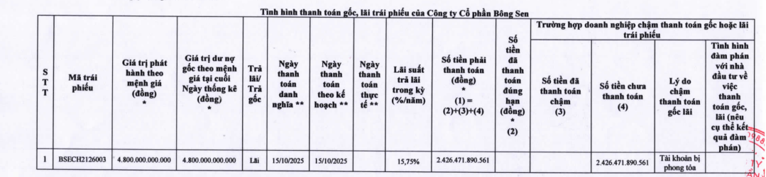 Doanh nghiệp liên quan đến bà Trương Mỹ Lan chậm thanh toán hơn 2.400 tỷ đồng trái phiếu - Ảnh 1