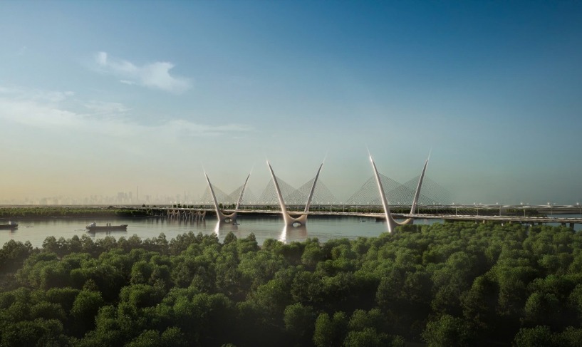 Người dân Hà Nội đón tin vui: "Siêu cầu'' dây văng hơn 7.300 tỷ bắc qua sông Hồng, cách cầu Thăng Long chỉ 6km chính thức được khởi công - Ảnh 1