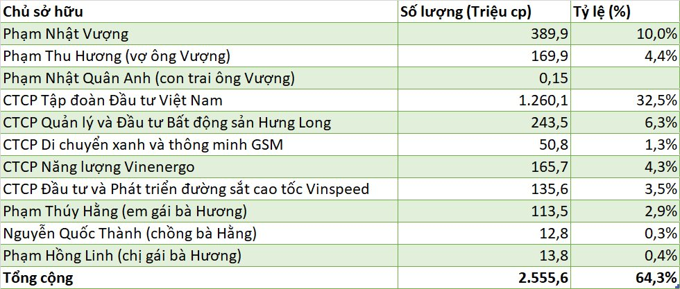 Gần 600 triệu cổ phiếu VIC đã rời tài khoản cá nhân của tỷ phú Phạm Nhật Vượng đổ vào giấc mơ điện sạch, taxi xanh và đường sắt cao tốc - Ảnh 3