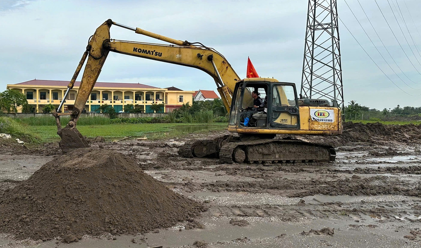 EVNNPT đẩy nhanh tiến độ dự án đường dây 500kV Hải Phòng – Thái Bình - Ảnh 3