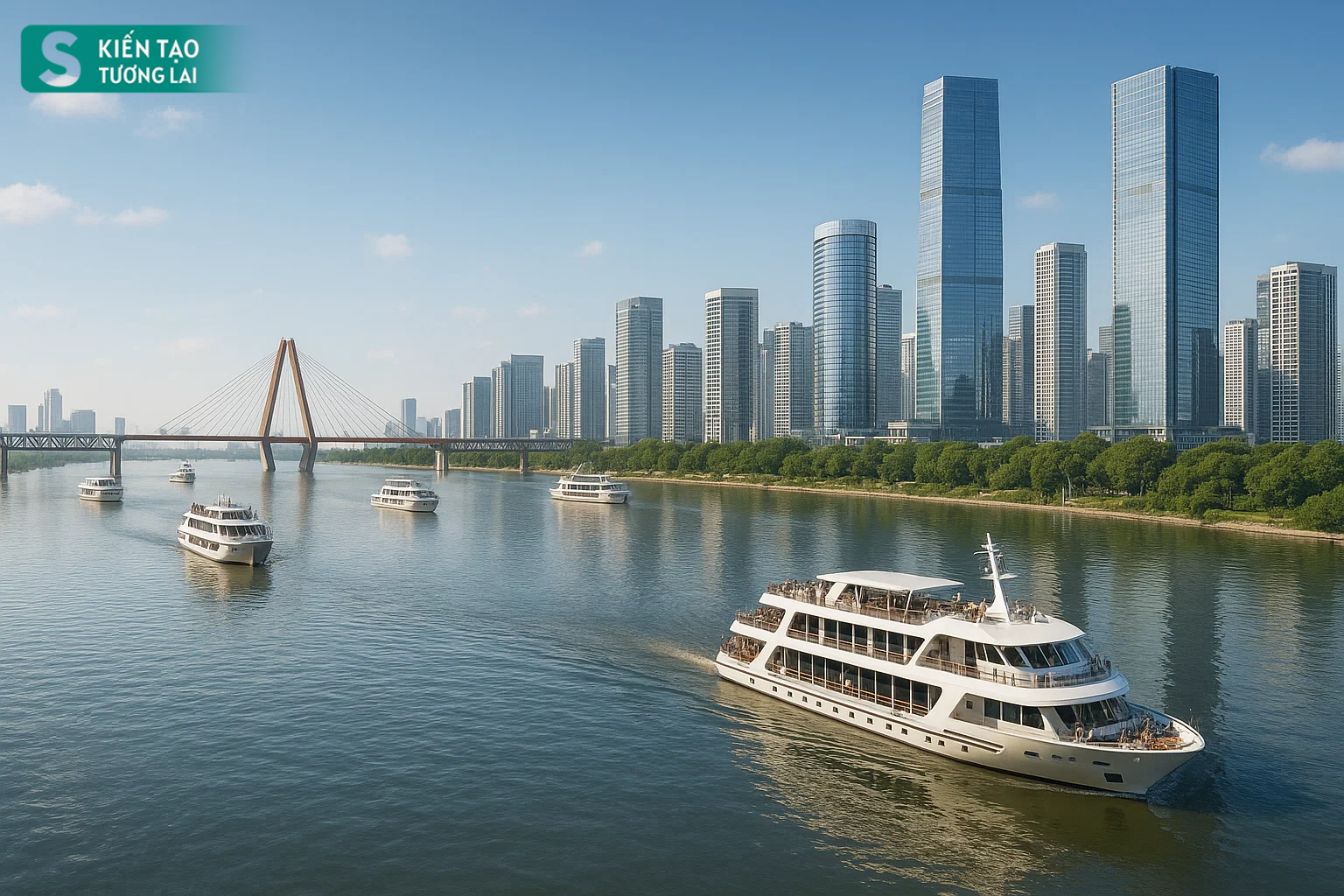 Choáng ngợp cảnh siêu dự án 7.800 ha, giá 300.000 tỷ đồng thành hiện thực, 'kỳ tích sông Hồng" ở rất gần - Ảnh 46