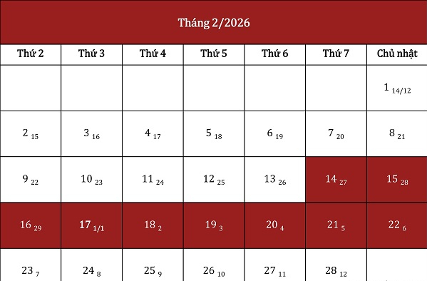 Thủ tướng đồng ý phương án nghỉ Tết Bính Ngọ 9 ngày - Ảnh 1