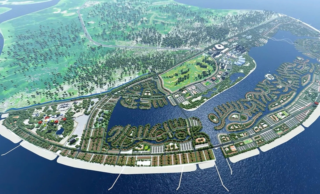 Dự án tỷ phú Phạm Nhật Vượng ròng rã theo đuổi suốt hai thập kỷ, có tòa tháp lấn biển cao nhất thế giới đón tin vui - Ảnh 1