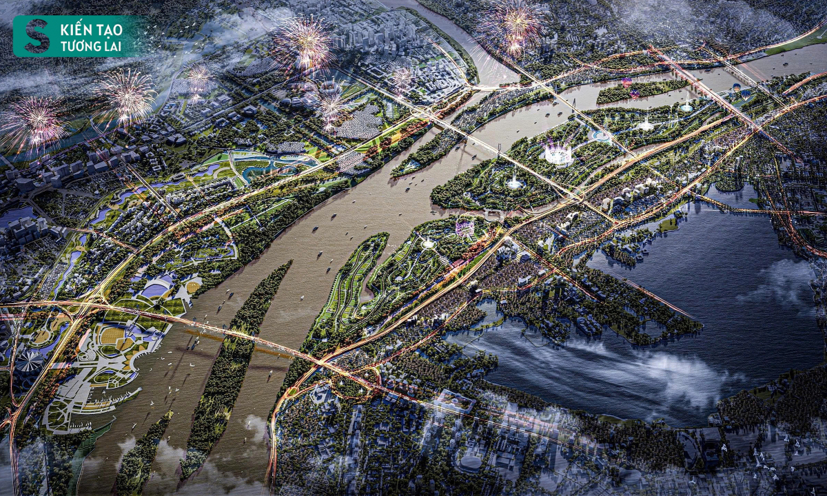 Choáng ngợp cảnh siêu dự án 7.800 ha, giá 300.000 tỷ đồng thành hiện thực, 'kỳ tích sông Hồng" ở rất gần - Ảnh 2