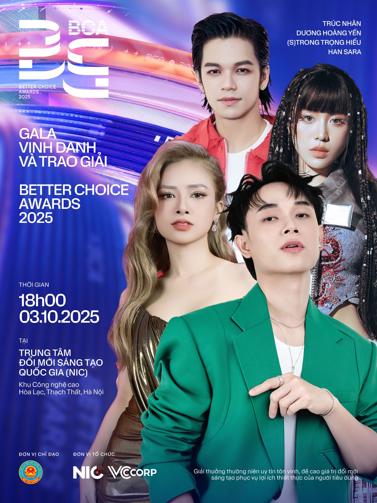 Hé lộ dàn nghệ sĩ biểu diễn tại Gala Better Choice Awards 2025, hứa hẹn là bữa tiệc âm thanh - công nghệ bùng nổ cuối năm nay - Ảnh 1