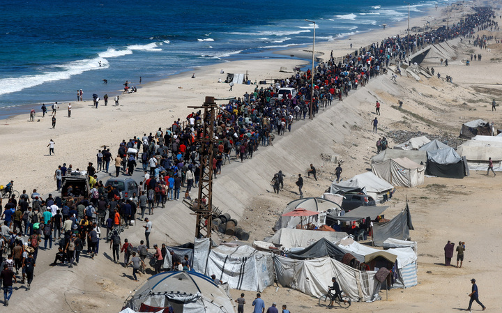 Lệnh ngừng bắn có hiệu lực, người dân Gaza cạn nước mắt trở về đống hoang tàn - Ảnh 1