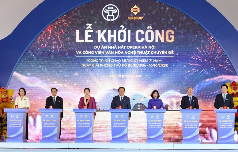 Chính thức đặt nền móng công trình top đắt đỏ nhất thế giới ở Việt Nam: Rộng 25.000m2, ngay bên bờ Hồ Tây - Ảnh 1