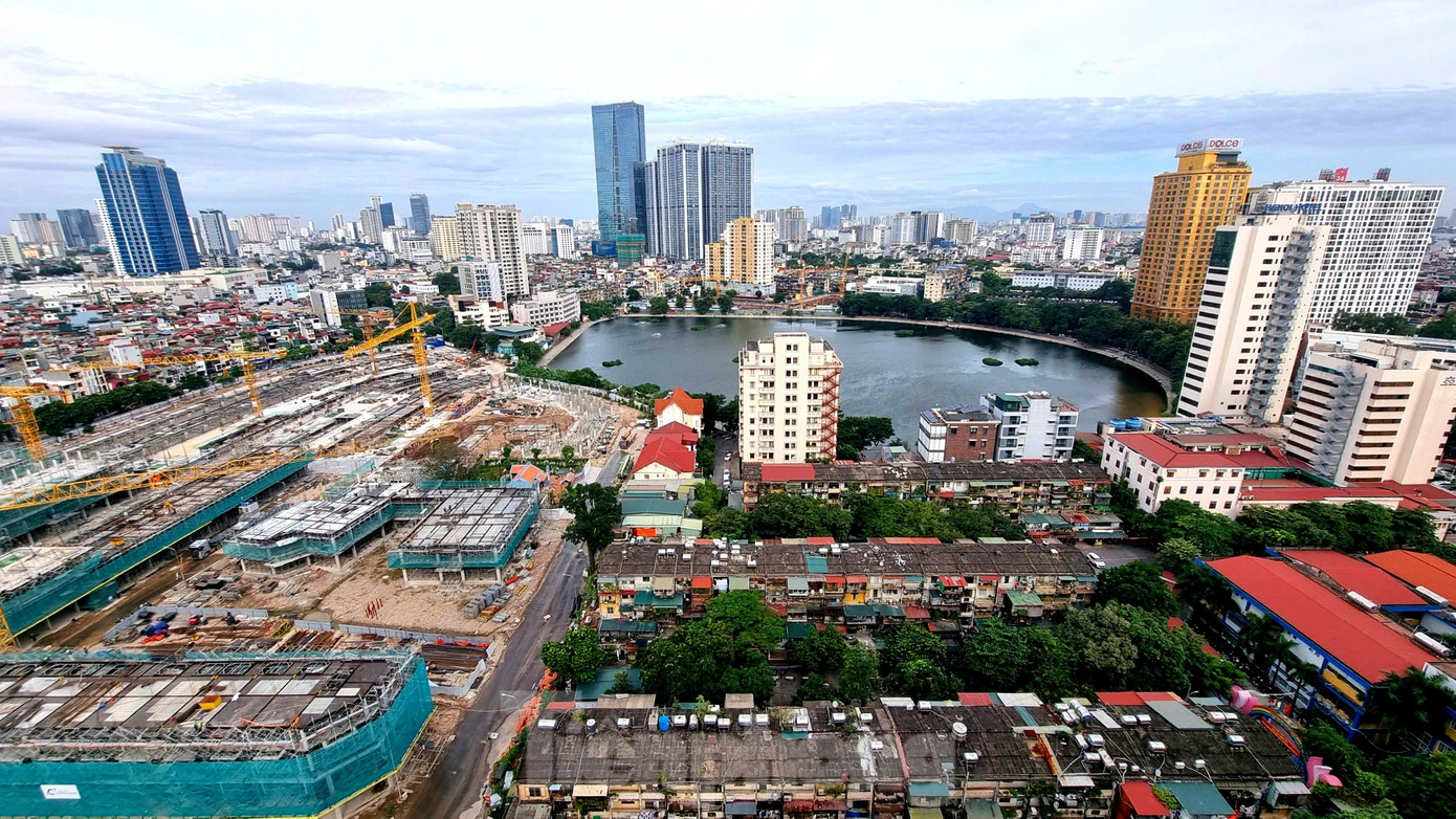 Cận cảnh công trường nghìn tỷ trên khu 'đất vàng' Giảng Võ - Ảnh 4