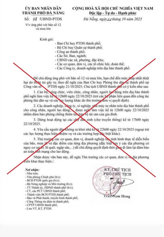 Cảnh báo người dân Đà Nẵng - Ảnh 2