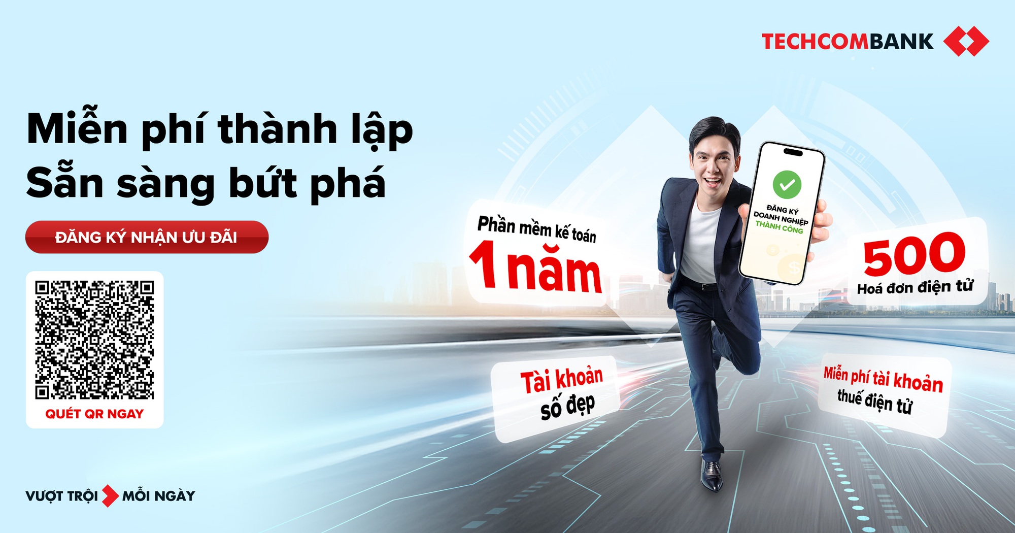 Techcombank & Cenvi tài trợ miễn phí gói thành lập doanh nghiệp cho hộ kinh doanh chuyển đổi và start up - Ảnh 1