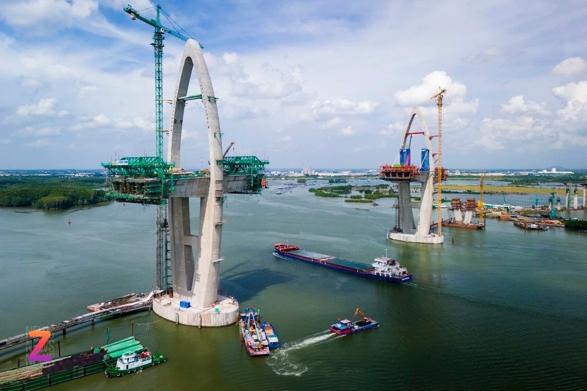 Cây cầu gần 5.000 tỷ bắc qua sông Thị Vải lập kỷ lục nhịp dài nhất Đông Nam Á: Ai đứng sau? - Ảnh 4
