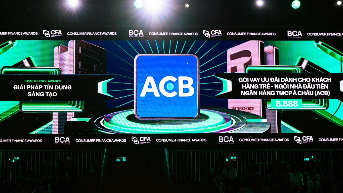 ACB được vinh danh Giải pháp tín dụng Sáng tạo tại Better Choice Awards 2025 với chương trình ‘Ngôi Nhà Đầu Tiên’ - Ảnh 1
