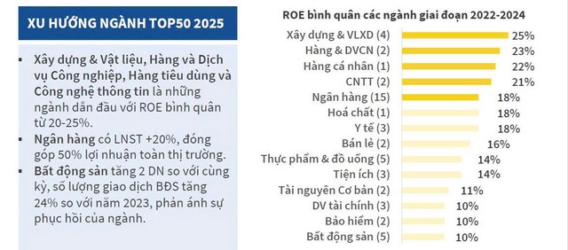 TOP50 2025: Tư nhân thống lĩnh, Ngân hàng dẫn dắt - Ảnh 1